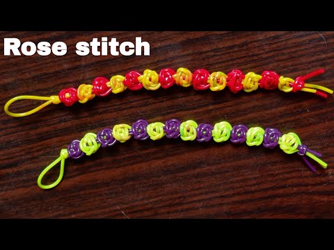 DIY rose Scooby wire | easy craft for kids |  Scooby wire - rose stitch
