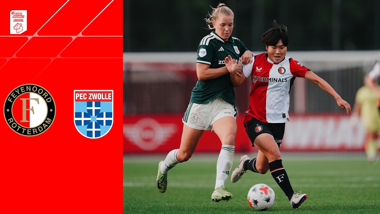 Highlights Feyenoord V1 - PEC Zwolle | Eurojackpot Vrouwen Eredivisie 2026-2027