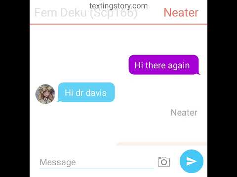 scp166 deku texting story