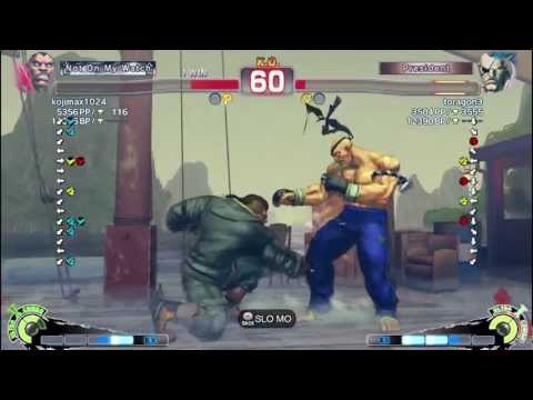 Kojima (Balrog) vs Toragon3 (Sagat) - AE 2012 Match *1080p HD*