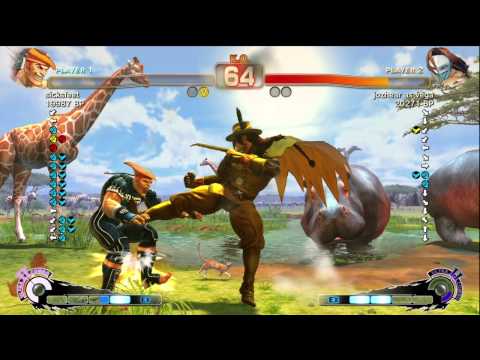 sicksfeet [Adon] vs jozhear as vega [Vega] SSF4 Online Ranked Matches - TRUE-HD
