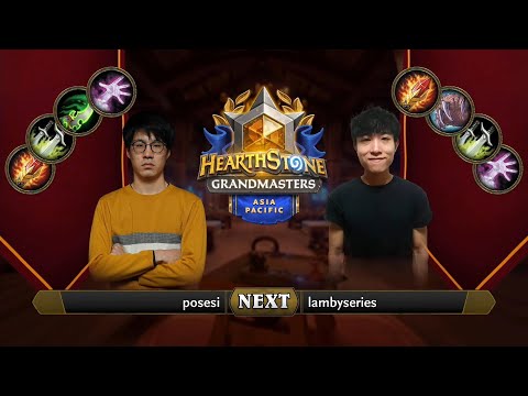 Posesi vs lambyseries | 2021 Hearthstone Grandmasters Asia-Pacific | Decider | Season 2 | Week 3