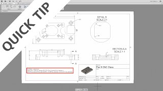 QUICK TIP: Special Symbols in Drawings