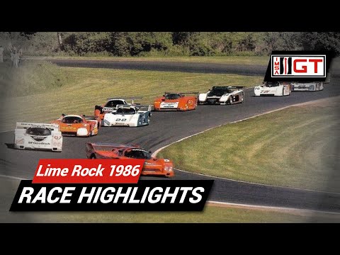 1986 Lime Rock 150 laps | IMSA Highlights