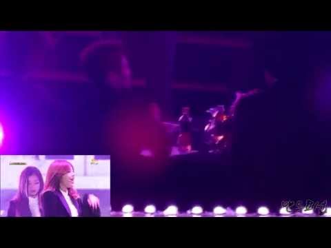 BEAST During Apink LUV+Mr.Chu @ 150122 Seoul Music Awards