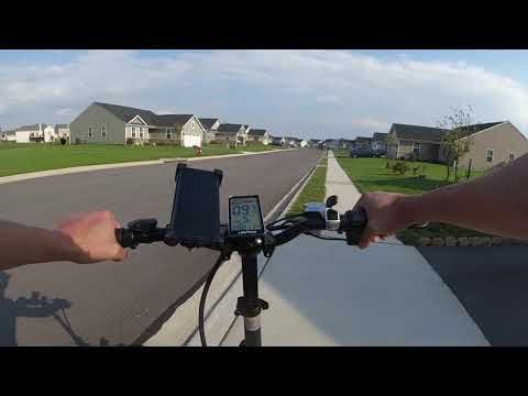 Lectric xp 2.0 stepthru Full range test on a single charge at level 5 full throttle! pt2