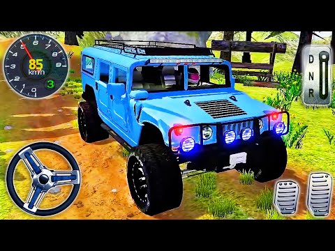 Offroad Drive Jeep Hammer Simulator - 4x4 Land Cruiser SUV Hill Real Driving - Android GamePlay #3