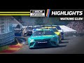 Denny Hamlin leads off at Watkins Glen