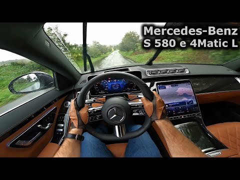 2022 Mercedes-Benz S 580e 4Matic L | POV test drive in rain | ASMR