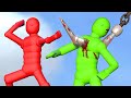 Dynamic AI Ragdolls Fight in Realistic Simulations! (with Active Ragdoll Physics)