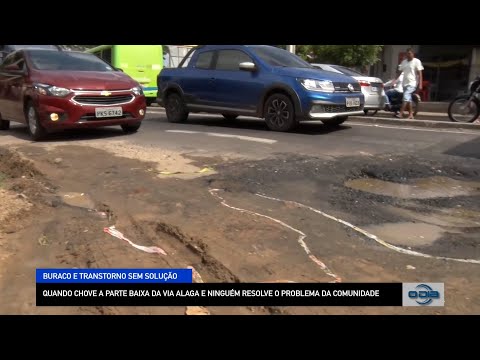 Condutores que trafegam pela Avenida do Expedicionários reclamam de alagamentos e buracos 20 12 2022
