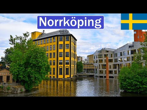 🇸🇪 Sweden, NORRKOPING Walking Tour 2024 [4K]