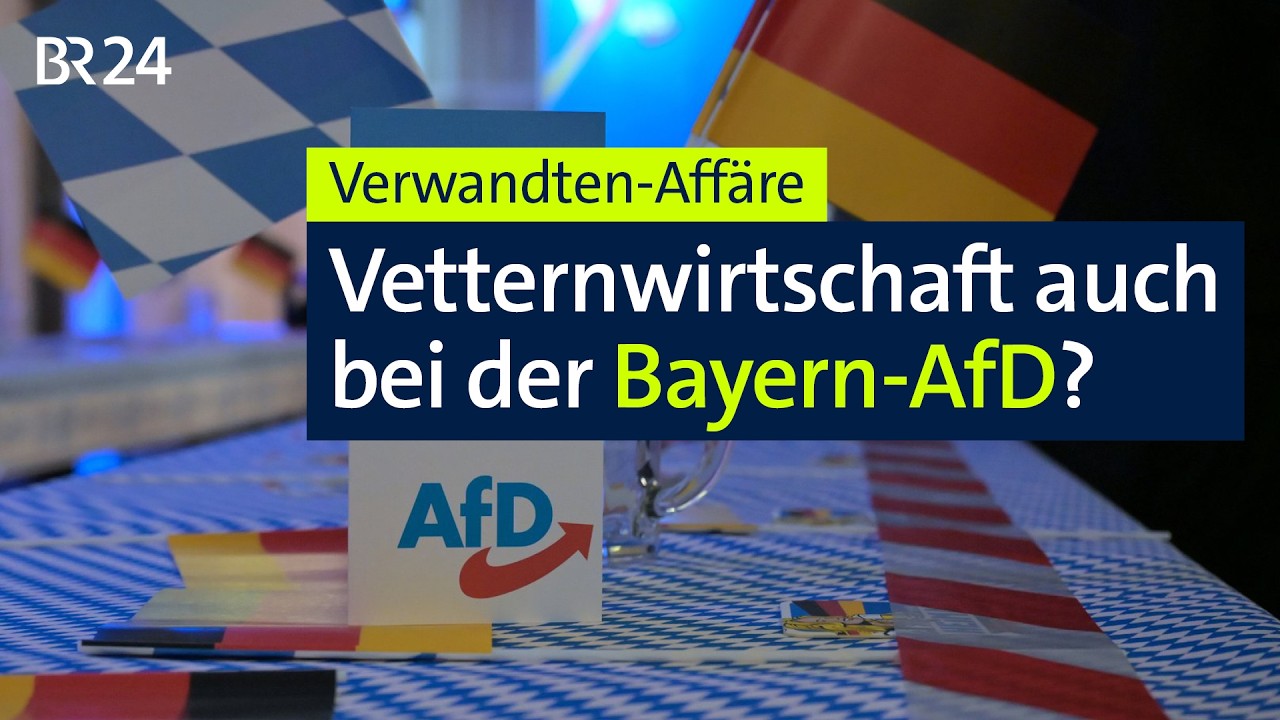 Verwandten-Affäre: Vetternwirtschaft auch in der bayerischen AfD? | BR24