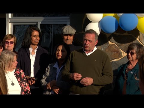 Imágenes de inauguración de obras de OPP e Intendencia de Paysandú en Piñera, Merinos y Morató