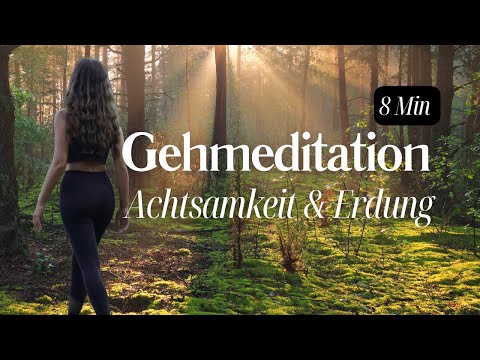 7 Min Gehmeditation um Erdung zu finden & Stress zu lösen | Nervensystem achtsam regulieren