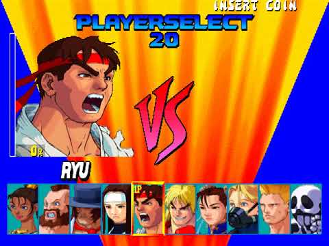 Street Fighter EX - MAME 0.195 vs 0.201 comparison (QSound)