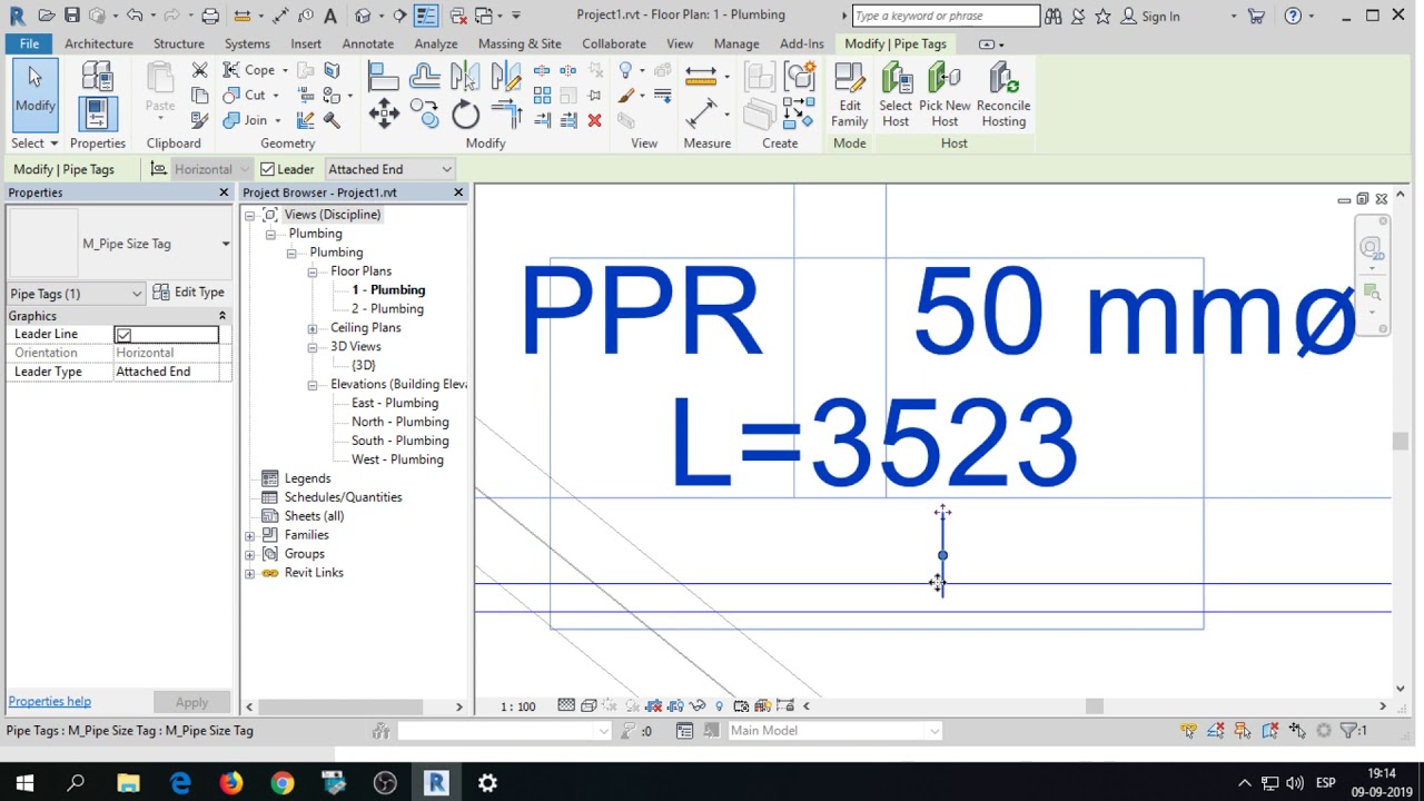 Revit MEP - Etiquetas Cañerías y Artefactos (Registro de Clase)