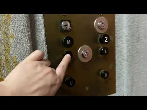 Vintage Otis Elevator with swing door-Charlottesville Virginia