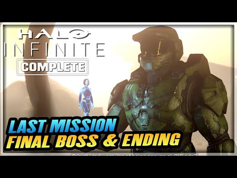 HALO INFINITE Story - Final Boss Fight & Ending - Silent Auditorium - Gameplay Walkthrough (PC/Xbox)