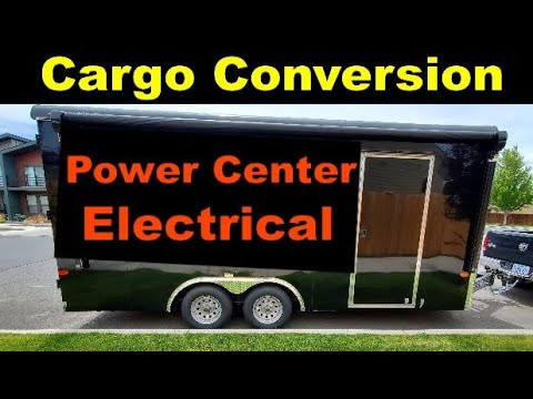 Cargo Trailer Conversion Electrical Power Center | Progressive Dynamics 4135 | How To Build Yours!