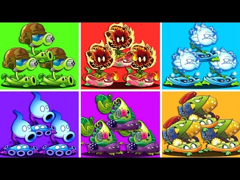 6 Pair Plants & Vine Battlez - Who Will Win? - PvZ 2 Team Plant vs Team Plant