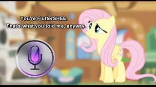 Fluttershy and Siri have a Conversation 🍉