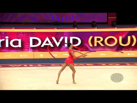 DAVID Alice Maria (ROU) - 2019 Rhythmic Worlds, Baku (AZE) - Qualifications Ribbon