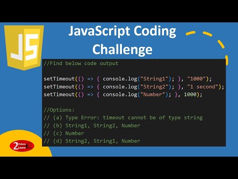Javascript Coding Challenge Episode 33