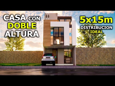 Video del proyecto House Plans 5 x 15m