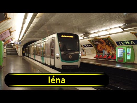 Estação de Metrô Iéna - Paris 🇫🇷 - Passo a passo 🚶