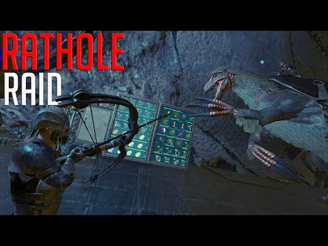 Raiding Hidden Tek Rathole For INSANE LOOT! - ARK