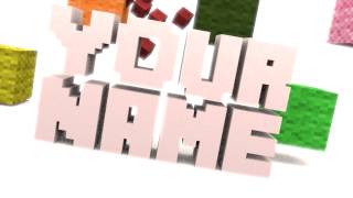 intro template remake! | Minecraft Block Party | Blender ONLY!