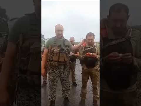 A typical Russian soldiers who are normally drunk and  do not want to fight gets a slap instead.