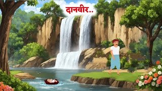 दानवीर | Danveer | Hindi Story | Hindi Kahaniya | Moral Stories|cartoon story| @wave_dhun