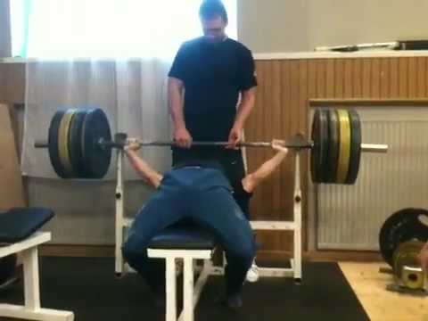 Eddie Berglund 150kg i bänkpress