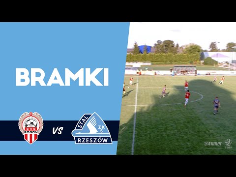 WIDEO: Pogoń Grodzisk Mazowiecki - Stal Rzeszów 1-3 [BRAMKI]