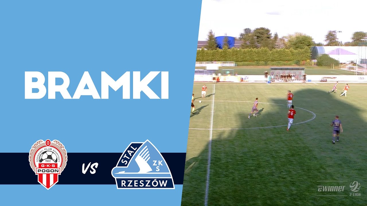 WIDEO: Pogoń Grodzisk Mazowiecki - Stal Rzeszów 1-3 [BRAMKI]