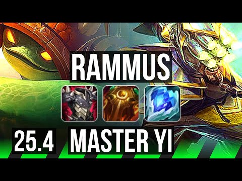 RAMMUS vs MASTER YI (JGL) | KR Diamond | 25.4