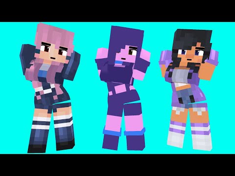 SUPER IDOL YAY ARIGATO CUTE SISSY LONG LEGS, LDSHADOWLADY, APHMAU - MINECRAFT ANIMATION #shorts
