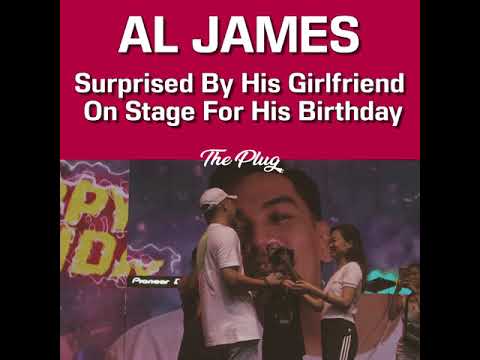 Al James Surprised By His Girlfriend On Stage For His Birthday