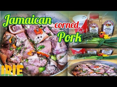 How to make home made  corned pork/corned pork jamaican style