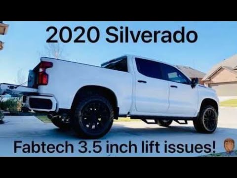 2020 Silverado 3.5 inch Fabtech lift issues! 🤦🏽‍♂️