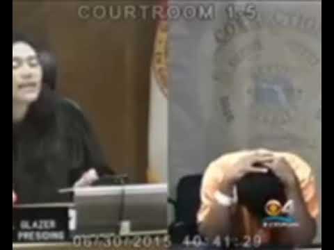 Judge recognise a former  classmate in court room