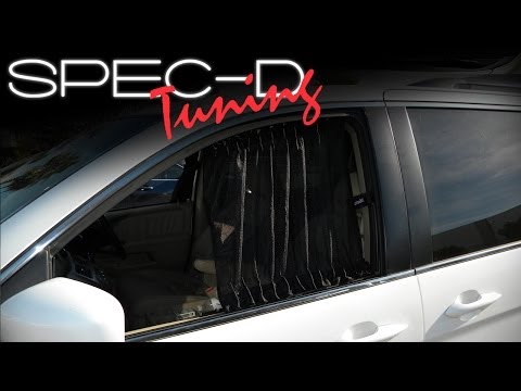SPECDTUNING INSTALLATION VIDEO: UNIVERSAL VIP SLIDING WINDOW CURTAIN