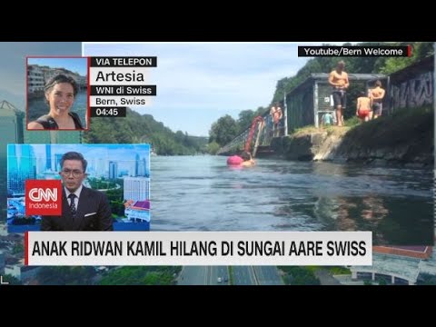 Anak Ridwan Kamil Hilang di Sungai Aare Swiss