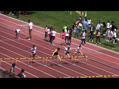 U12 M 60 m Hurdles Heat 1