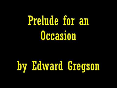 Prelude for an Occasion