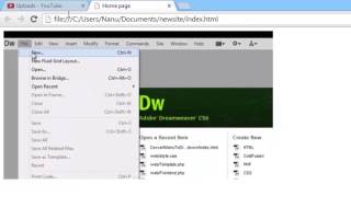 How to Insert image and hyperlink in Dreamweaver CS6