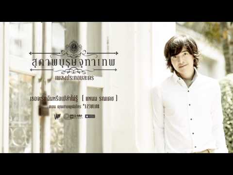 เธอจะรักฉันหรือเปล่าไม่รู้- แหนม รณเดช (Official Lyrics)