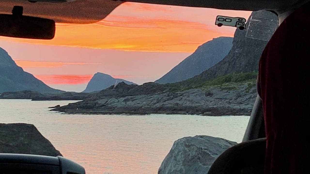 Behold stunning Lofoten vistas along scenic E10 drive.